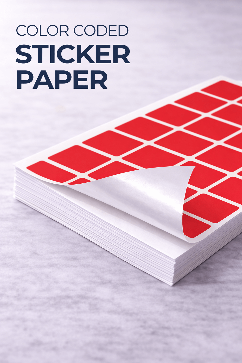 מדבקות מחולקות צבעוניות